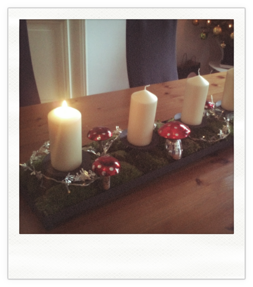 Advent, Advent ein Lichtlein brennt – ein ganz schneller Adventskranz