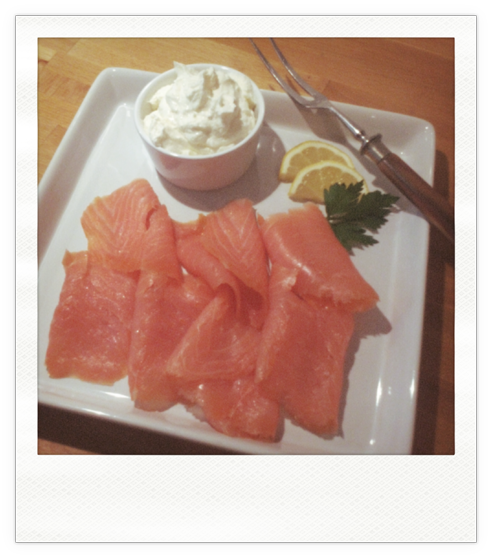 Lachs mit Meerrettichcreme