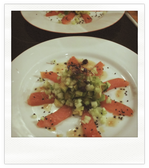 Lachs mit asiatischen Zitronendressing